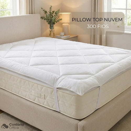 Pillow Top Nuvem 300 Fios